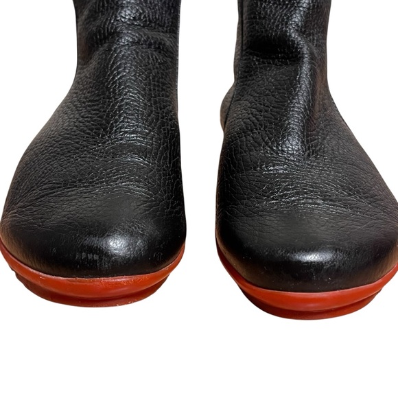 Arche ‘Baryky’ Soft Leather Zip Back Ankle Boot Red Sole 37 (6) - Picture 9 of 15